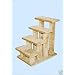 Beige 4 Steps Pet Dog Cat Step Stairs