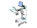 Ergotron StyleView Notebook Cart, 40 Ah Powered - Cart for notebook / keyboard - plas...
