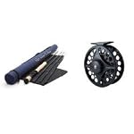 Wild Water 12-Wt Saltwater Package, 9', 4-section Fly Rod and Black Fly Reel