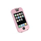Apple iPhone Metal Aluminum Hard Case - Flip Type (Pink)