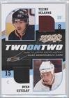 2009-10 Upper Deck MVP Two on Two Jerseys #JSDGB - Ryan Getzlaf/Teemu Selanne/Mikkel Boedker/Shane D