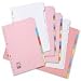 5 Star Office Subject Dividers Multipunched Manilla Board 10-Part A4 Assorted