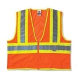 GLoWEAR Class 2 Two-Tone Vest, Orange, L XL #8230Z