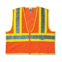Ergodyne 8230Z-L/XL GLoWEAR Class 2 Two-Tone Vest, Orange