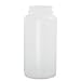 Qorpak Natural HDPE Wide Mouth Round Bottle with Neck Finish