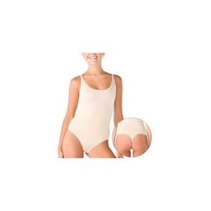 Spanx Hide & Sleek Body Suit W/ Thong-(L 10-12)Nude