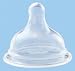 Gerber Comfort Latch nipple, 2 silicone nipples