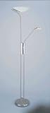 American Lighting 7601FC Muti-Purpose 150W Incandescent Torchiere with 50W Halogen Reading Light