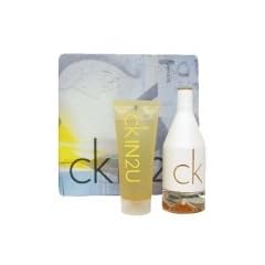 Calvin Klein IN2U for Her Femme Geschenkset Eau de Toilette Vapo 100 ml + Showergel 100 ml