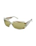 Salvatore Ferragamo Gancini Swarovski Crystal Sunglasses light green/green