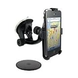 Buybits APPLE iPHONE 3G 3GS MINI SUCTION CUP WINDSHIELD WINDOW MOUNT with FREE DASHBOARD MOUNTING DISC.