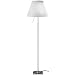 Costanza Floor Lamp with Sensor Dimmer - Shade Included Finish / Shade Color: Aluminum Finish with White Shade