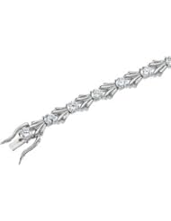 Cubic Zirconia Bracelet Sterling Silver 07.25 Inch 61818