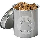 Stainless Steel Treat Jar For Pets and Kitchen Decor