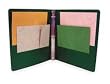 Dakota Designs 2LJY6 View Binder, O-Ring, 1 In, Green, PK6