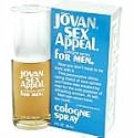 Jovan Sex Appeal By Jovan For Men. Cologne Spray 3.0 Oz.