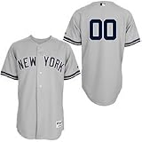 MLB Men's New York Yankees Authentic Jersey Personalized (Road Gray, 48/X-Large)
