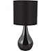 Lloytron L634BH Eclipse Touch Table Lamp, Black