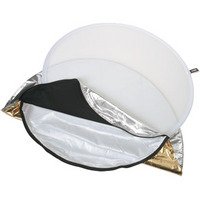 22 (56cm) Translucent White ZipDisc with Cover