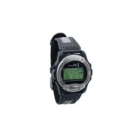 Vibralite 3 Vibration Watch with Leather Band - Black/Grey