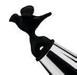 Alessi 9093 B Replacement Bird Shaped Whistle Black