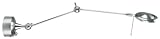 Futura Polished Steel Wall Mounted Swing Arm Lamp