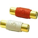 Cables To Go - Audio coupler - RCA (F) - RCA (F) - white, red