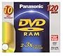 3x DVD-RAM Single-Sided Media