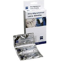 Zeiss Lens Tissues, Pre-moistened Cleaning Cloths, 21 Per Box
