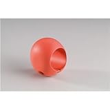 【5個セット】階段手すり滑り止め 『どこでもグリップ』たまご形 軟質樹脂 直径32mm コーラル シロクマ 日本製