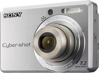Sony Cybershot DSCS730 7.2MP Digital Camera with 3x Optical Zoom