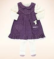 3 Piece Cotton Rich Winnie The Pooh Dress Outfit