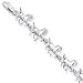 Sterling Silver Horses Bracelet - 7 Inch - Lobster Claw - JewelryWeb