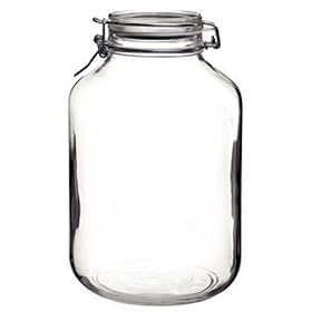 Bormioli Rocco Fido Storage Jar - Wire Bail - 5 L - 6 pack by Bormioli Rocco