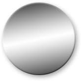 7/8" Blank Aluminum Circle Tags - No Hole - Pack of 25