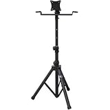 Audio 2000's flat Panel Tv/monitor Karaoke Stand with Foldable Tripod Legs