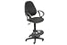 Ergo Fabric Stool - 180 Degree Footrest - Black