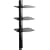 OmniMount TRIA Adjustable 3 Shelf Wall System w/ Cable Management