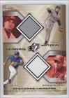 2002 SPx Winning Materials 2-Player Jersey Combos #WMVR - O.Vizquel/A.Rodriguez