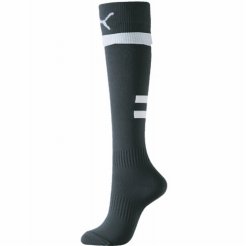 プーマ ストッキング チャコール×ホワイト 27-29CM