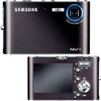 Samsung NV3 7.2MP Digital Camera with 3x Optical Zoom with Advance Shake Reduction