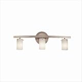 Access Lighting 63913-MC-OPL Classical 3 Light Bath Vanity Light in Matte Chrome with Opal glass