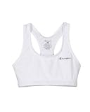 Champion Brand Cotton/Poly/Lycra Blend Sports Bra - White