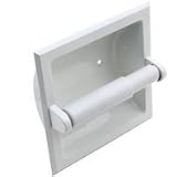 Recess Paper Holder, White Coral