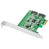 SIIG DP SATA 6Gb/s 2-Port Hybrid PCIe (SC-SA0S11-S1)