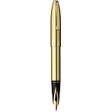 Sheaffer Legacy Heritage Fountain Pens with Cartridges, Brushed 22K Gold Plate Finish with 22K Gold Plate Trim (SH/9031-0)