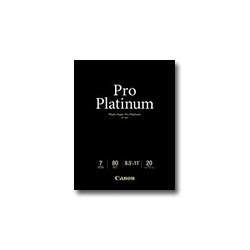 Canon Photo Paper Pro Platinum, 8.5 x 11 Inches, 20 Sheets (2768B022)