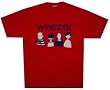 WEEZER - The Gang - Red Cartoon T-shirt