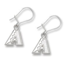 Arizona Diamondbacks Sterling Silver Dangle Earrings