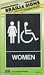 Braille Sign- Women's Restroom